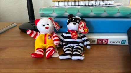 Hamburglur And Ronald McDonald Beanie Baby