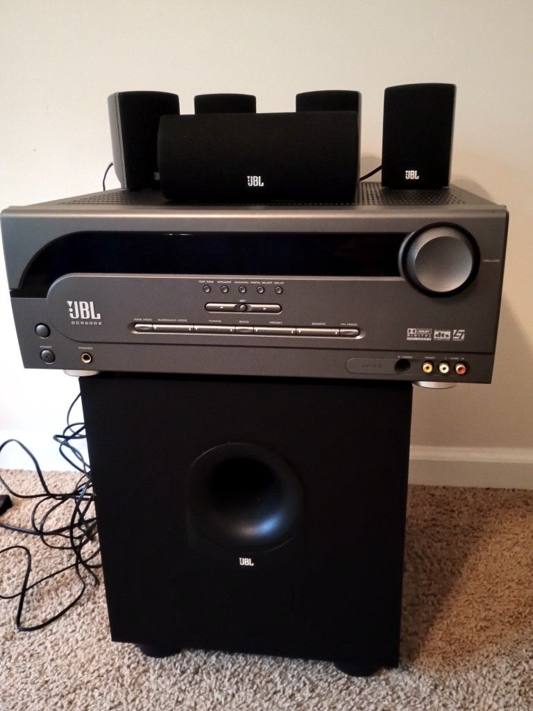 JBL Home Theater Surround Sound System with Subwoofer & Speakers