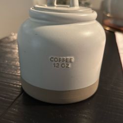 heart and hand coffee canister