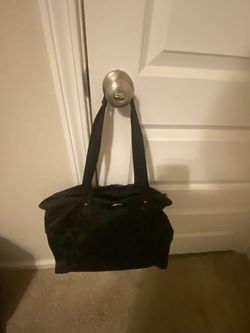 Nylon coach purse with the little bag inside
