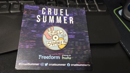Comiccon Hulu Cruel Summer Free-form Pin