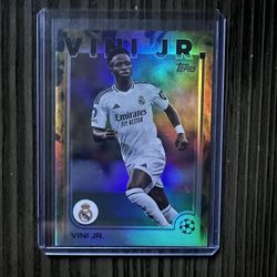 Vini Jr 2024-25 Topps UEFA Club Competitions Gold Inferno /50