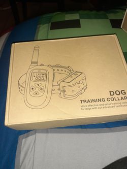 Dog training collar