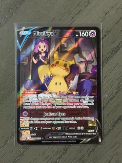 Pokemon TCG Mimikyu V TG16/TG30 Brilliant Stars Trainer Gallery Holo