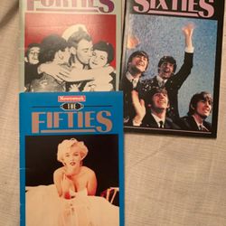 Vintage Newsweek Collectibles. Set of 3 The Forties, Fifties & Sixties. Good