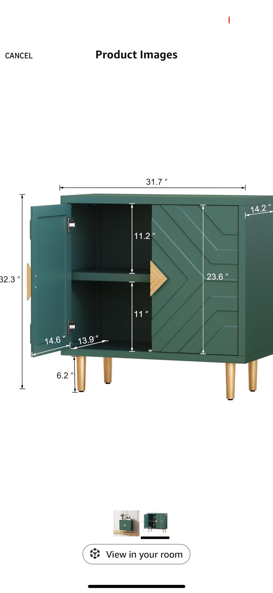 New in box HLR Sideboard Storage Cabinet with 2 Doors, Accent Cabinet with Decorative Embossed Pattern Doors, Sideboard Buffet for Living Room, Kitche