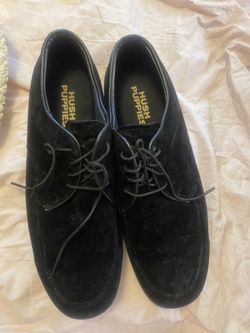 Men Black Hush Puppies Shoes Size 8 D Oxford