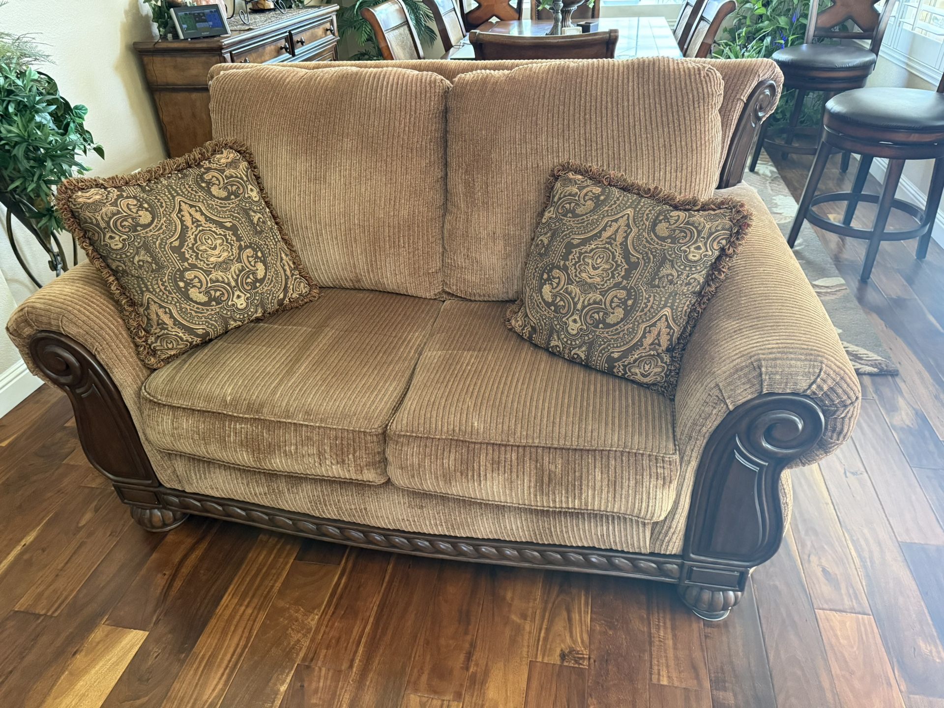 Sofa and love seat