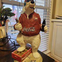 Coca-Cola Polar Bear Tim Wolfe Sculpture "Chief" #888