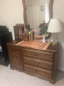 Solid Wood Bed Room And Study Room Furniture.