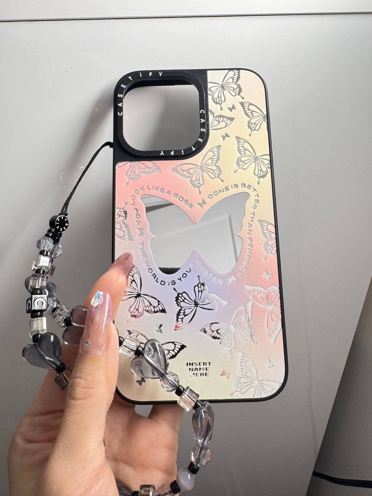 Casetify iphone 15 pro max case with charm - magsafe