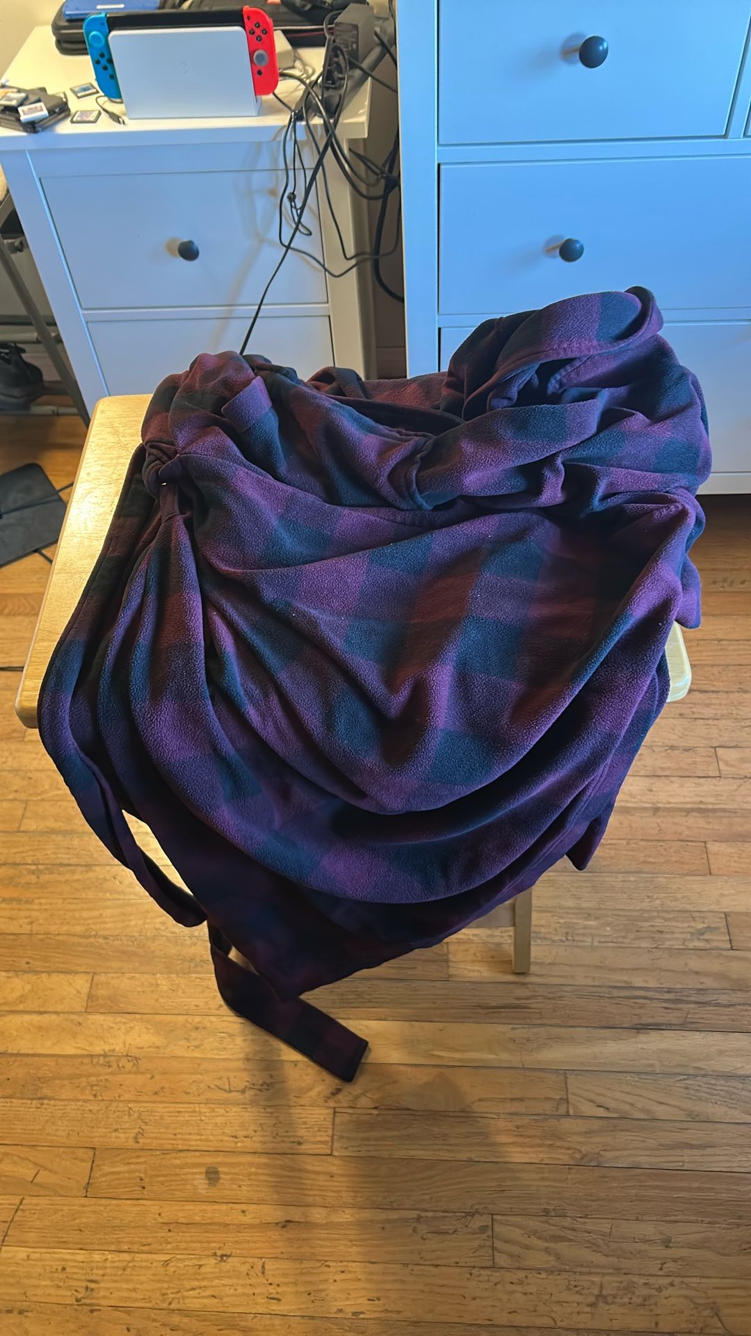 A Robe And Two Pajama Pants