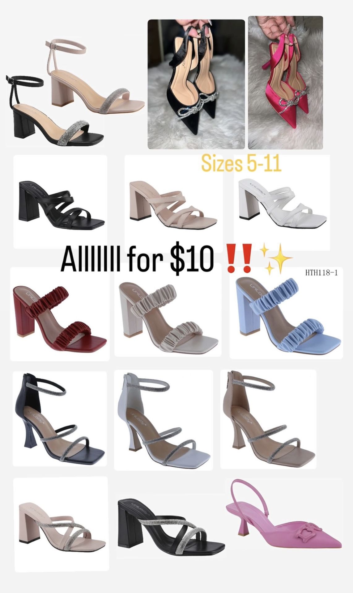 $10 Heels!!