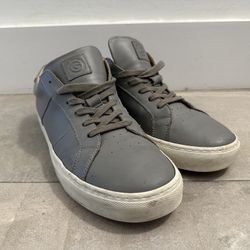 Low price Greats Brooklyn Royal Lace Up Grey Leather Shoes Sneakers Men’s Sz 9