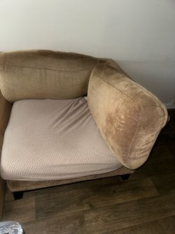 FREE MUST GO TODAY Brown couch