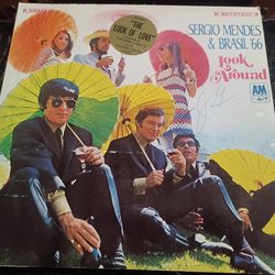 SERGIO MENDES & BRASIL 66 LOOK AROUND VINYL ALBUM $40 FINAL PRICE