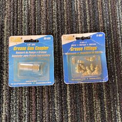 Grease Gun Coupler And Grease Fittings 