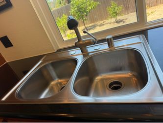 Sink and faucet