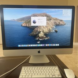 2013/14 iMac 27 Inch 3.2Ghz i5 8GB 1TB Apple Wireless Keyboard And Mouse
