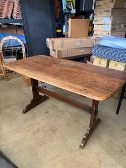 Wood table