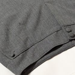 Ann Taylor Margo Gray Cropped Dress Pants. Capris  Women's Size 12 P L Large Extra Large Xl Trousers Straight-Leg 