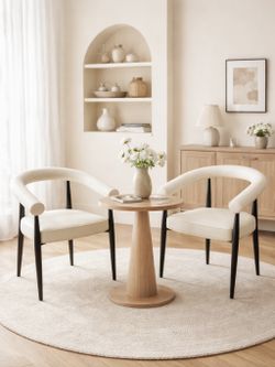 Set of 2 Leather Dining Chairs Side Chairs New in Box 📦