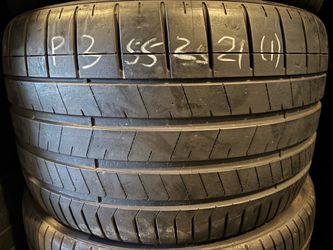 (1) 21” Pirelli Pzero 355/25/21 one used tire
