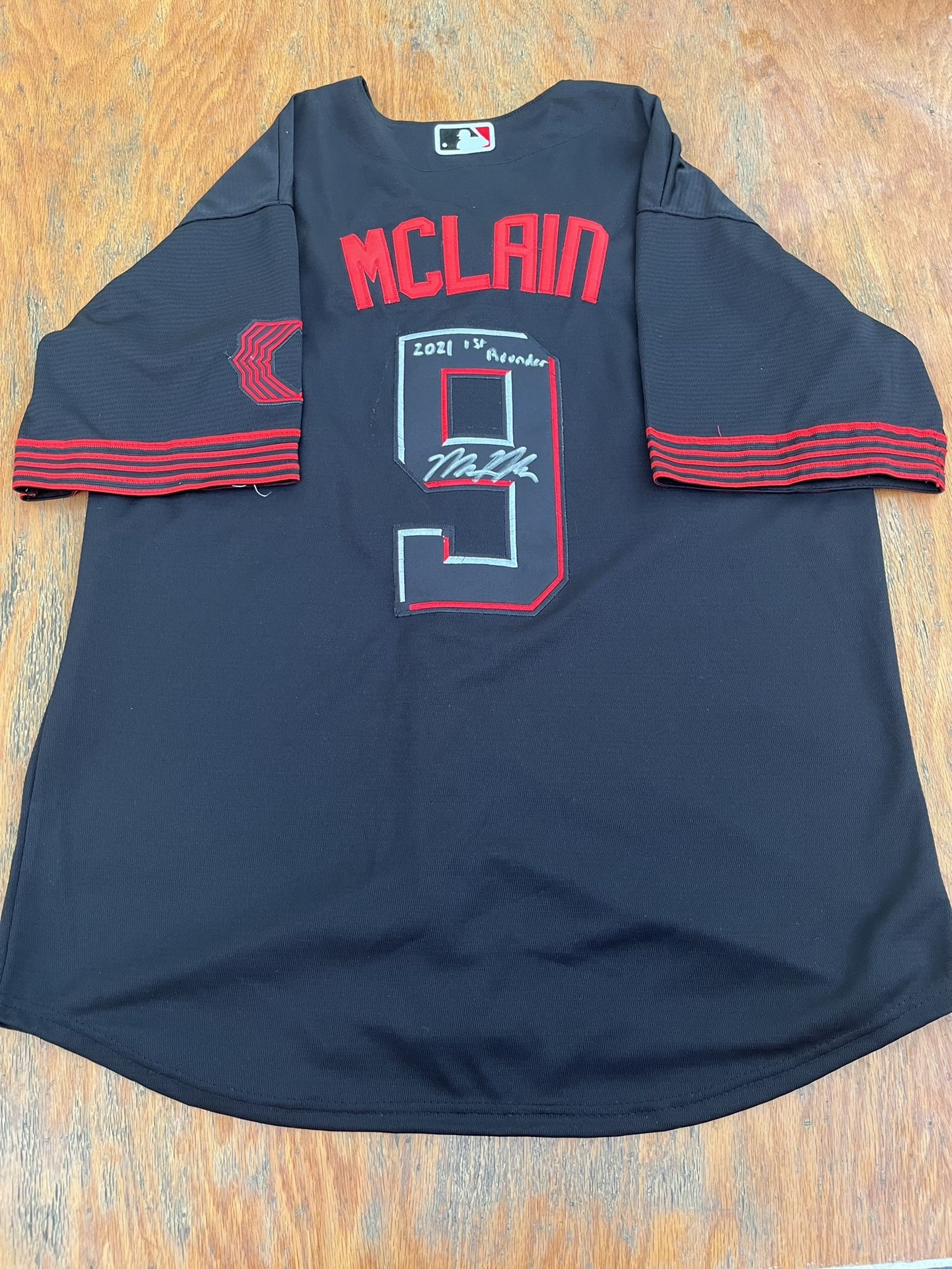 Matt Mclain Signed Autographed Reds Jersey
