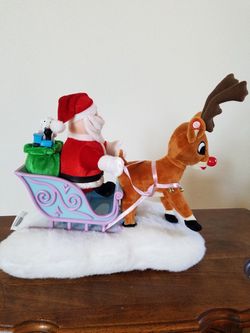 Christmas singing reindeer