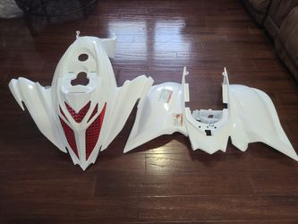 Yamaha Raptor 700 700R Set Of Plastics White