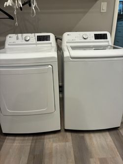 LG washer and dryer