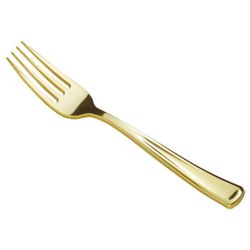 Gold Plastic Forks