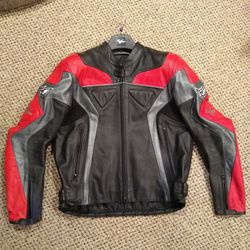 Leather Motorcycle Jacket 