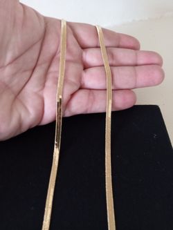 Gold Deep Plated Snake Necklace Chain Jewelry 