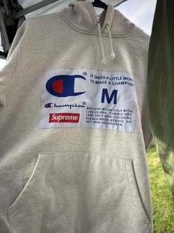 Supreme Champion Label Hooded Sweatshirt