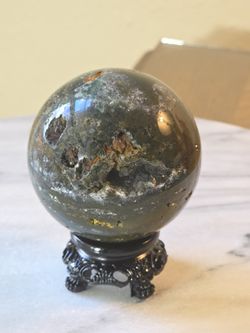 0.7 Lb (320g) Sparkle Druzy Ocean Jasper 