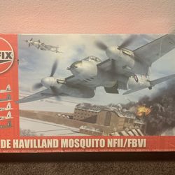 NEW YEAR PRICE $100 (2010) AIRFIX 1:24 DE HAVILLAND MOSQUITO NFII/FBVI
