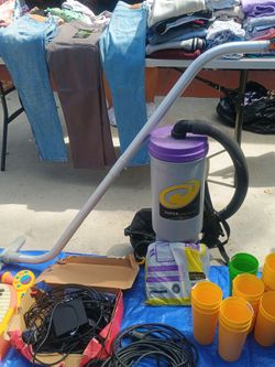 Backpack vacuum proteam