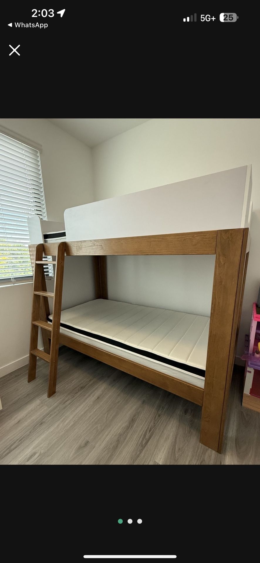 Bunk Bed Twin Solid Wood
