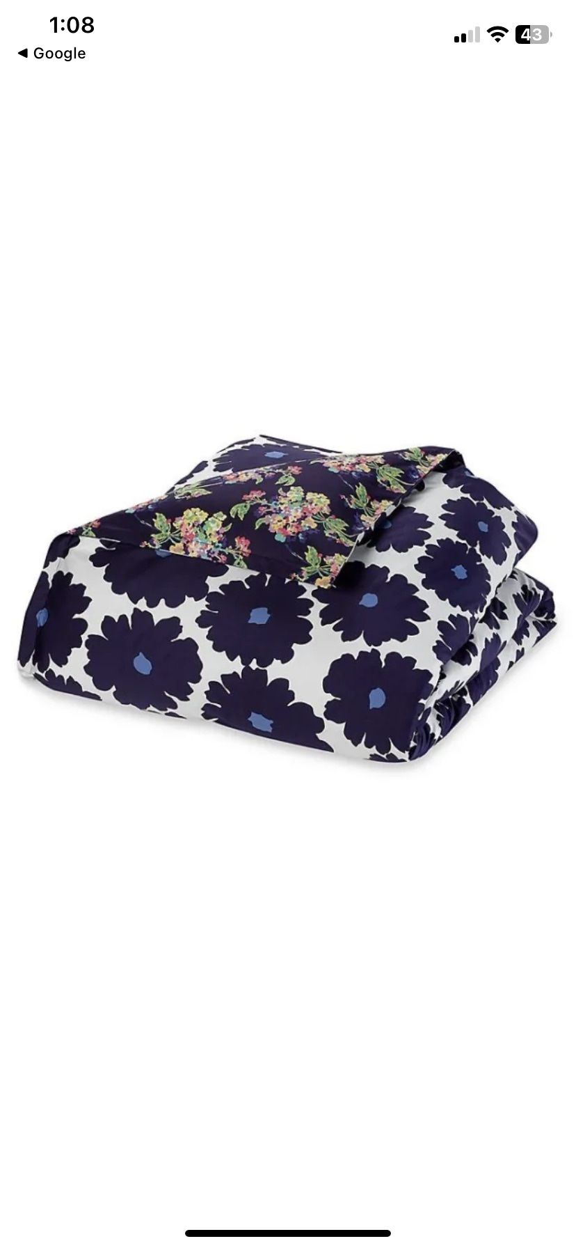 Amy Butler DREAM DAISY King Duvet Cover ~ Organic Cotton