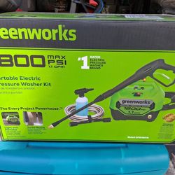 Greenworks 1800 PSI Pressure Washer Kit