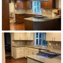 Kitchen Cabinets And Dresser, Please Read Ad 