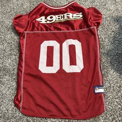 49ers Dog Jersey XXL 