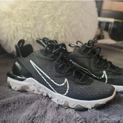 Nike React Vision Black White Men Lifestyle Casual Shoes Size 6