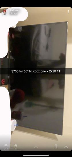 55 inch onn smart tv and Xbox one x 2k20 edition 1tb