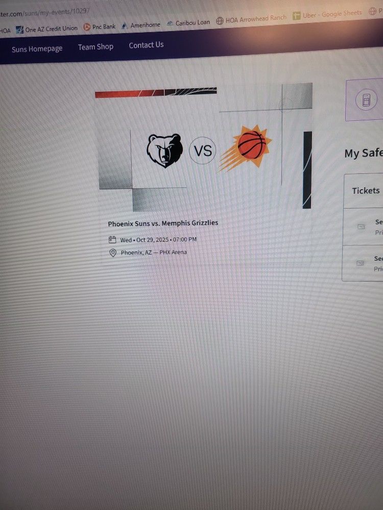 Phoenix Suns Vs Memphis Grizzlies