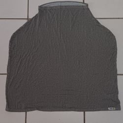 gray breastfeeding coverup or car seat cover $5 FIRM