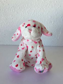 Ganz Webkinz Love Puppy Valentines Plush Stuffed Dog Animal HM131 Rare