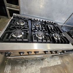36" VIKING DUAL FUEL RANGE STAINLESS STEEL 