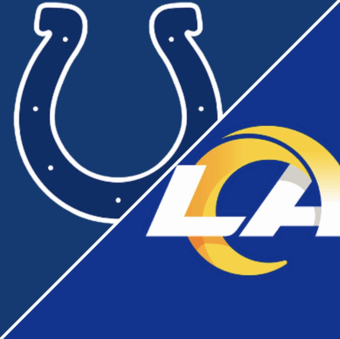 LA RAMS VS COLTS